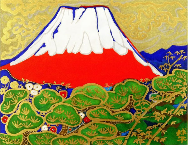 片岡珠子 日本画 風景画 色鮮やか 片岡球子の代表作の魅力と