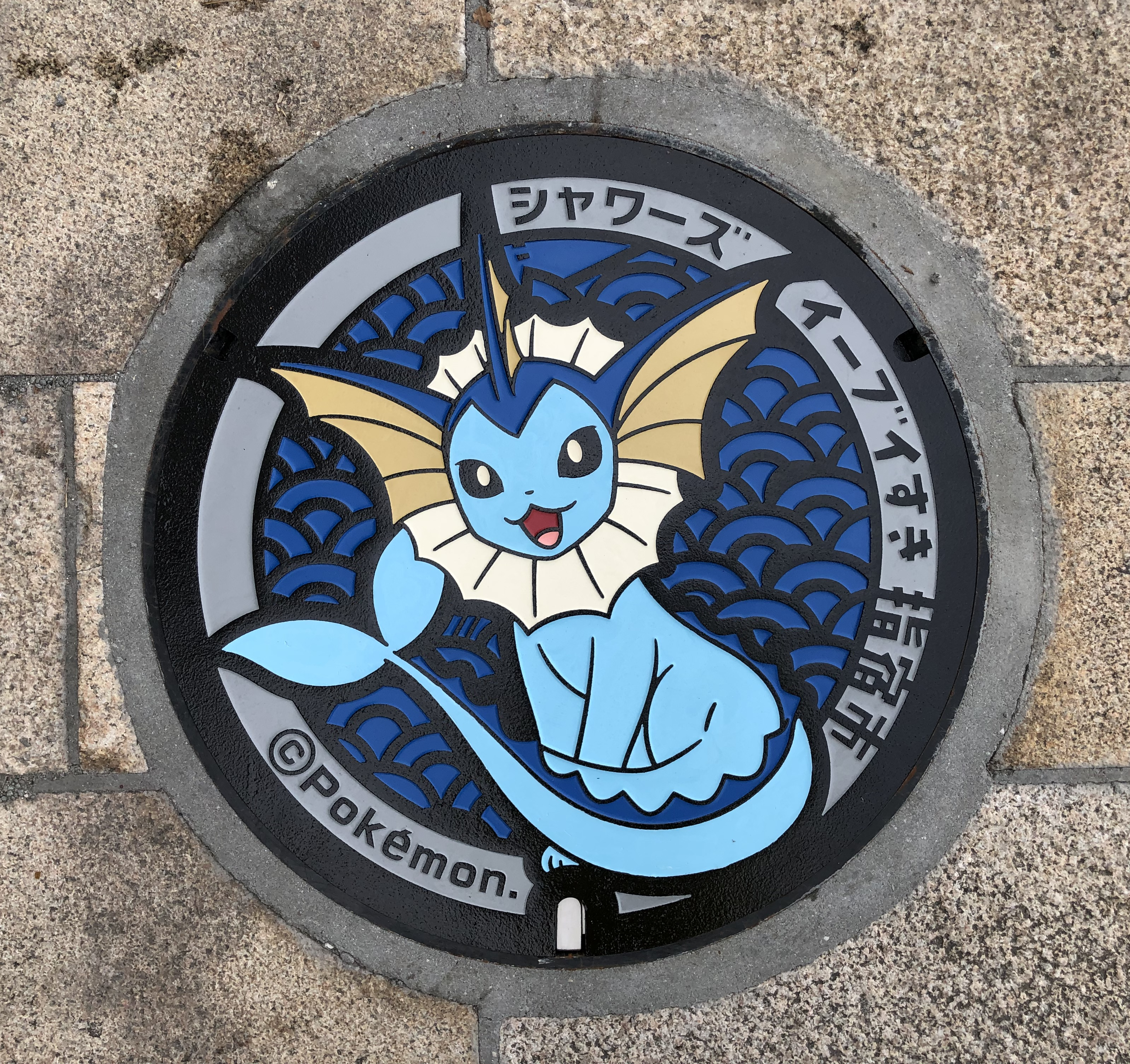 イーブイマンホール(『ポケふた』) | いぶすき観光ネット