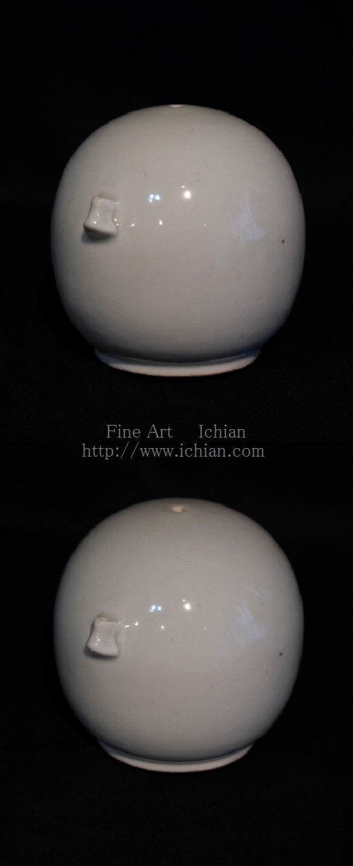 李朝 水滴 青磁 青磁桜花型梅花紋水滴 李朝 青磁桜花型梅花紋水滴 李朝