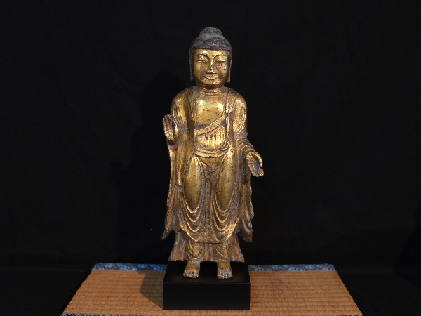 ◇金銅如来立像 新羅仏 仏像◇検）天平仏 飛鳥仏 高麗仏 百済仏 空海