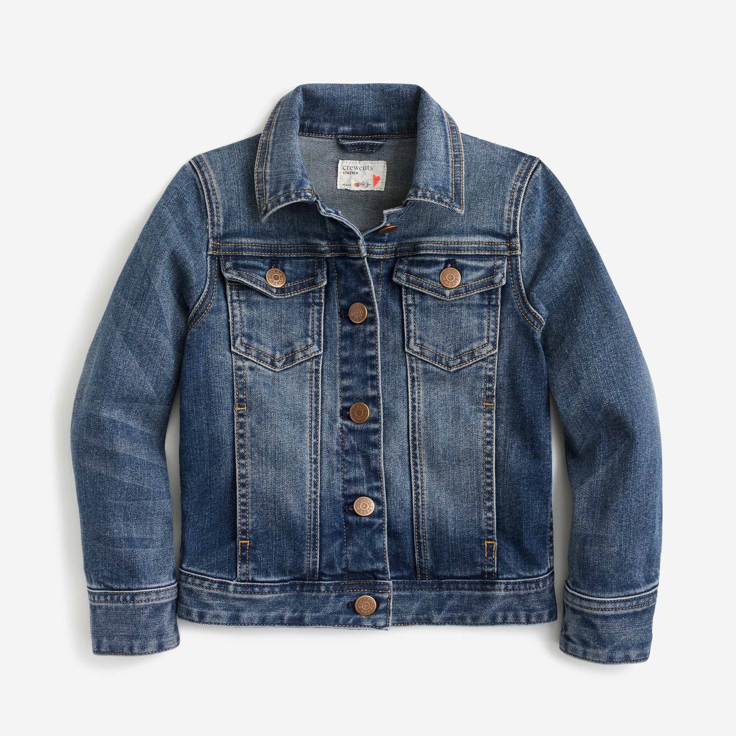 Girls' Stretch Denim Jacket For Girls | J.Crew