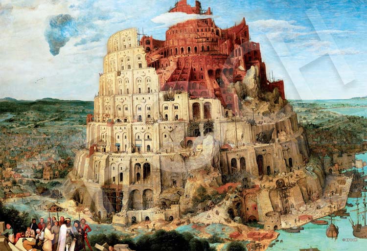 EPO-31-104 ブリューゲル バベルの塔 1053ピース ［CP-HI］ エポック社