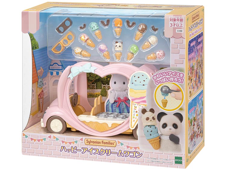 ミ-89 シルバニアファミリー ハッピーアイスクリームワゴン ［CP-SF