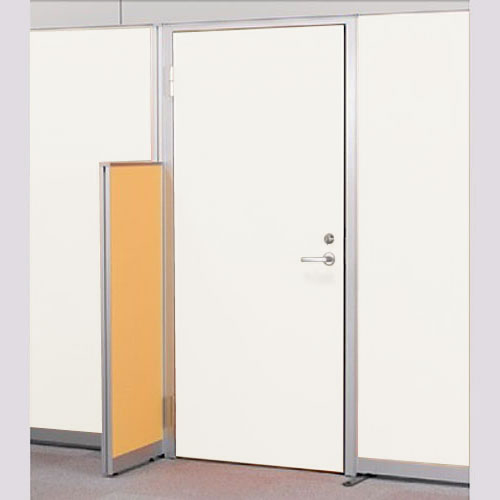 LPX-SD1909L-W 生興 パーテーションLPX 左開き窓なしドア スチール