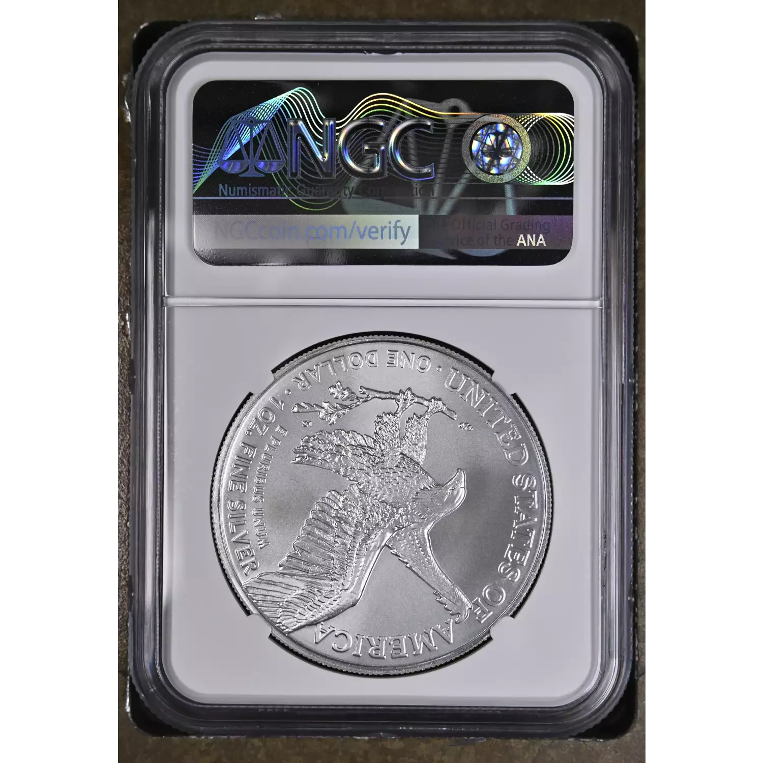 2021-(S) Silver Eagle NGC MS-70 Eagle Landing T-2 - FDI Emergency