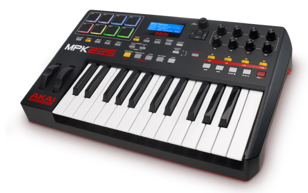 AKAIのMIDIコントローラーMPK225ご紹介です。