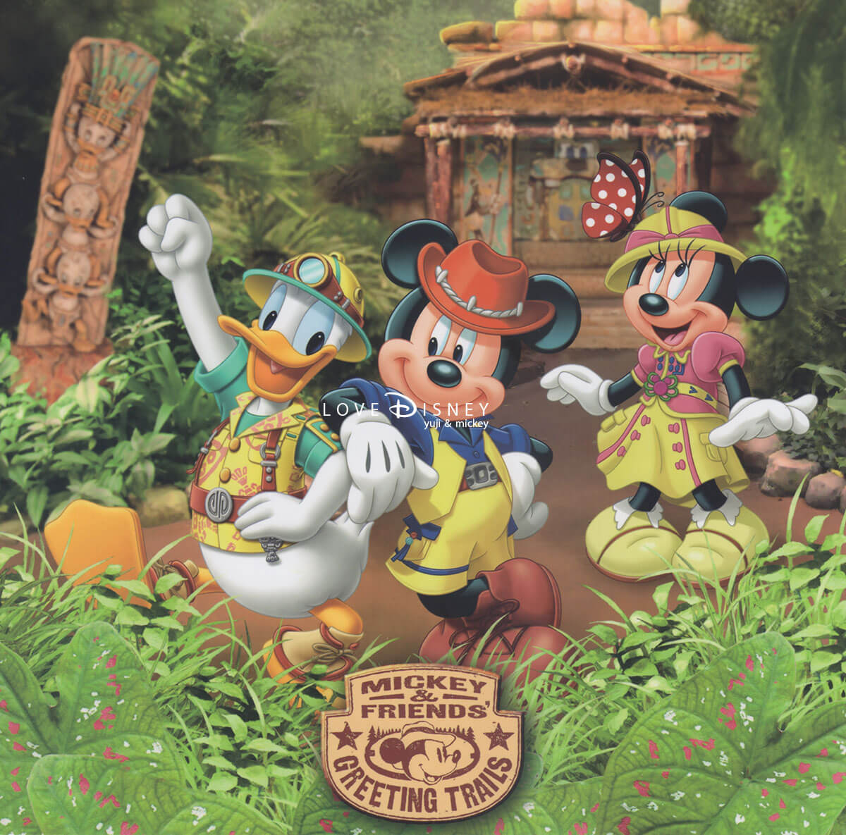 250枚限定】 ディズニー公認「キャンペーントレイル」ミッキーと仲間