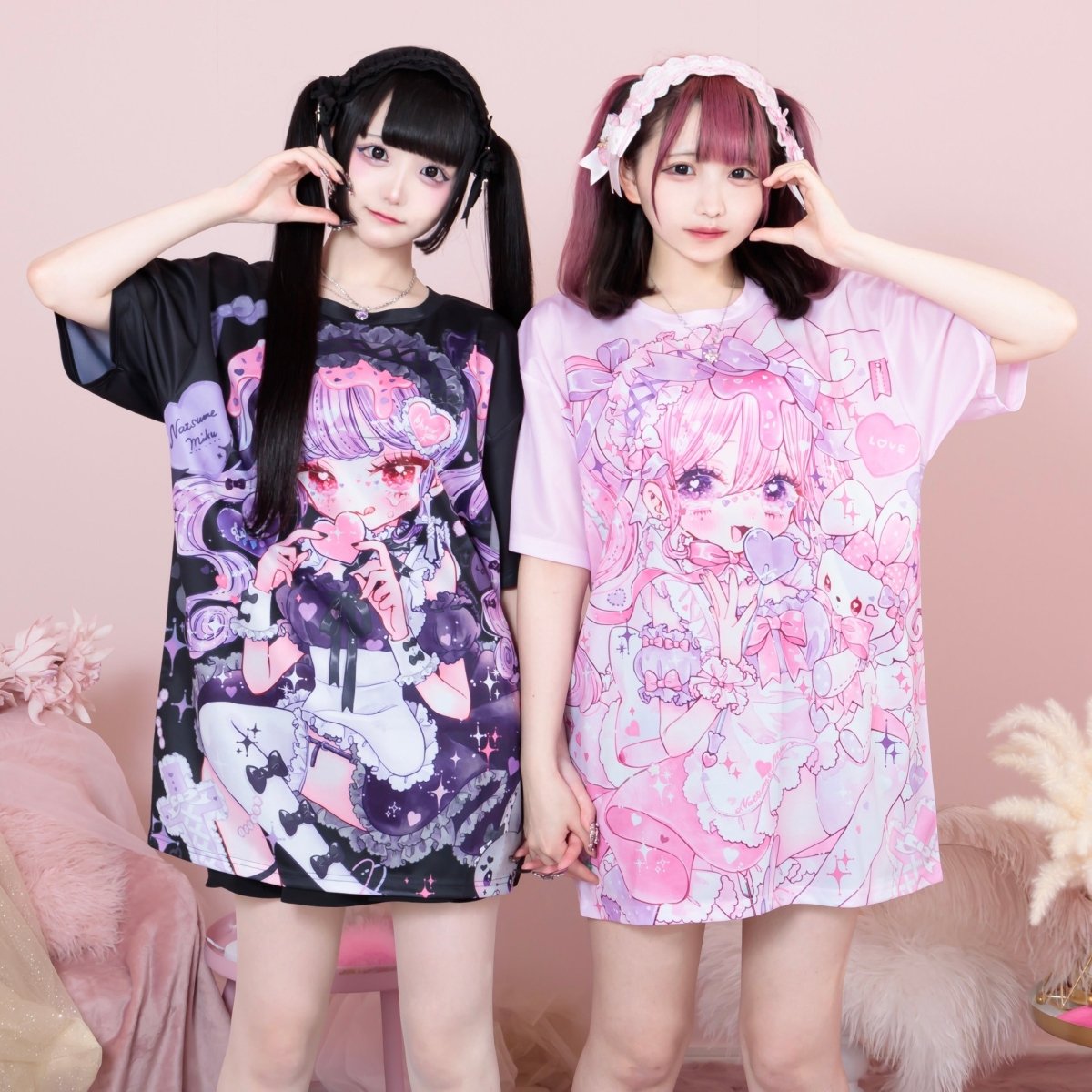 なつめみく×LAFARY》フルグラフィックTシャツ- LAFARY ONLINE