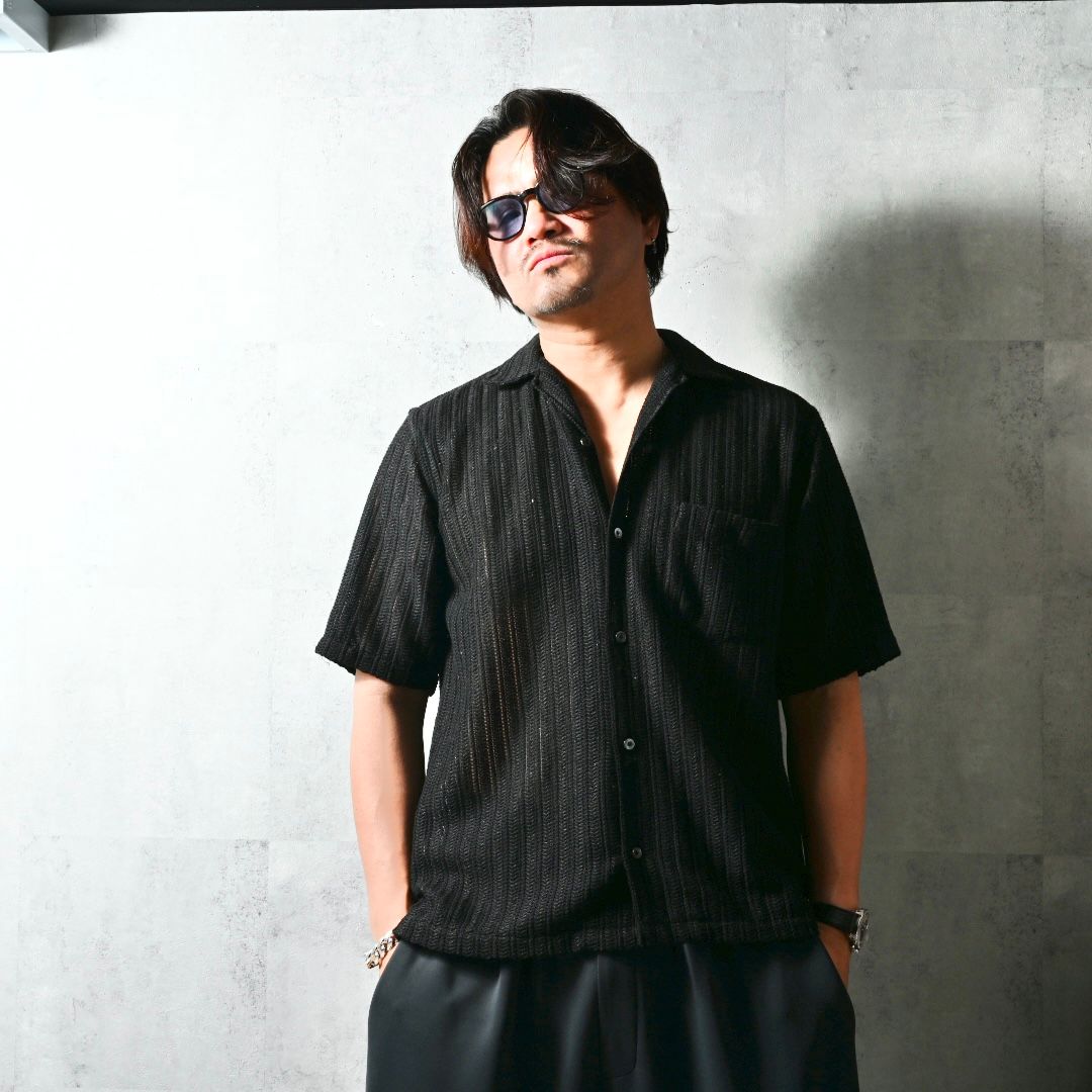 DELAY - RUSSEL SHIRTS / DP1-SH-004 / ラッセル織り半袖シャツ