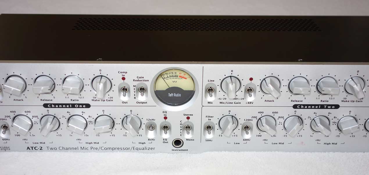 TOFT Audio ATC-2 Stereo Mic Pre w/ Equalizer, FET Compressor