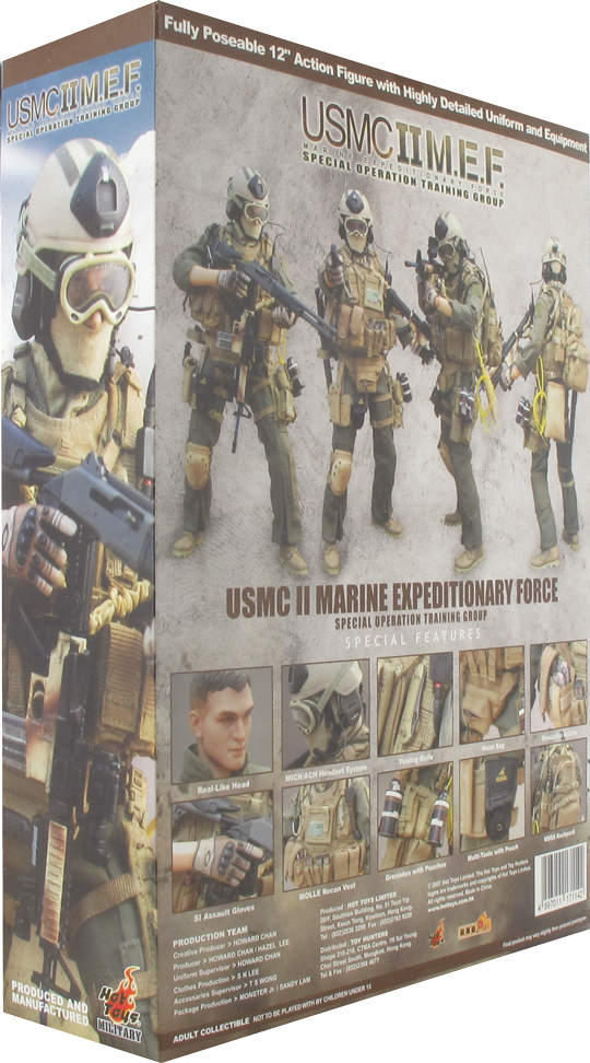 USMC II MEF Standard Hot Toys - Machinegun
