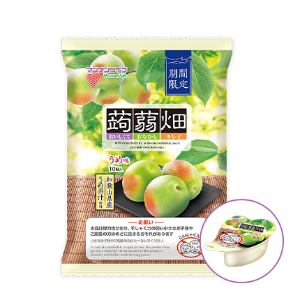 うめ味｜蒟蒻畑｜商品ラインナップ｜株式会社マンナンライフ