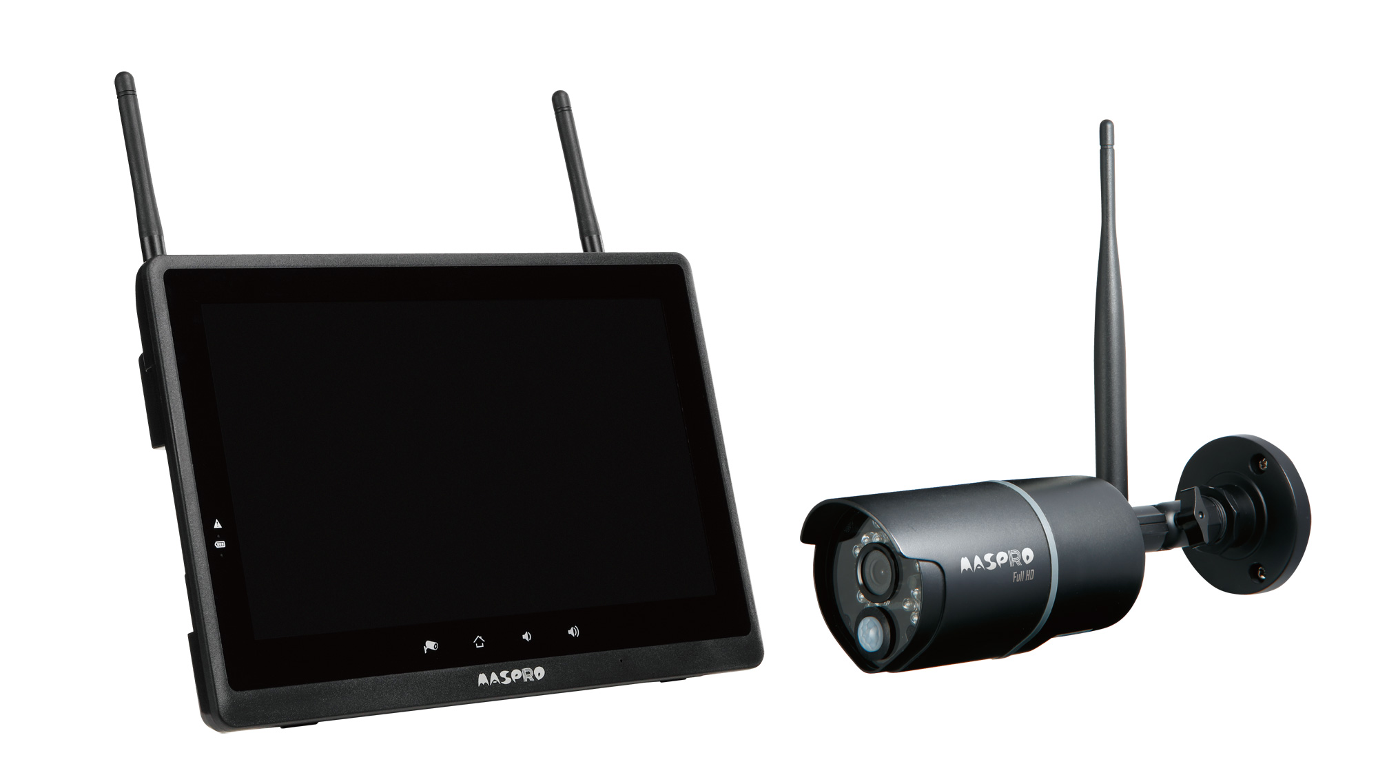 モニター＆ワイヤレスHDカメラセット WHC10M4 | マスプロ電工