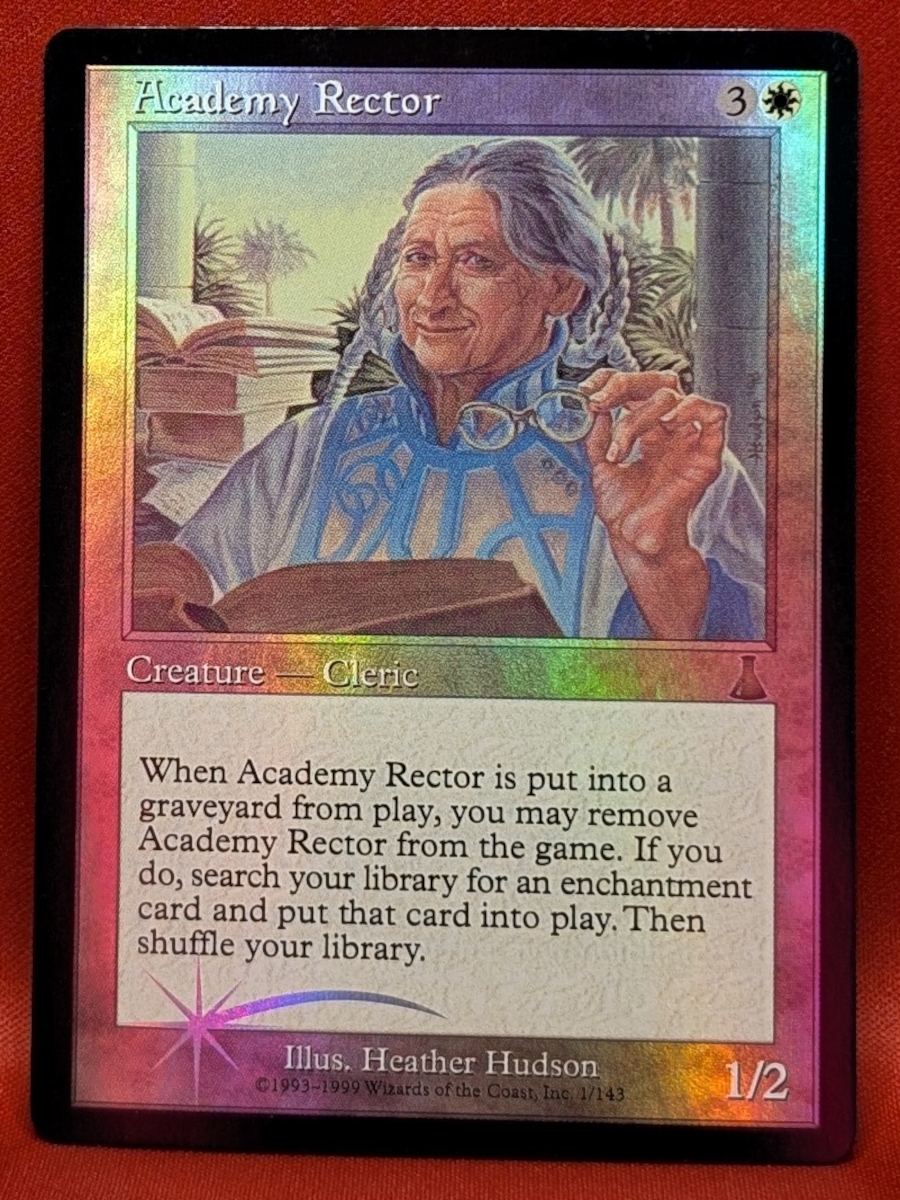 MTG】アカデミーの学長(Academy Rector) UDS版 英語 美品 MTG【Foil