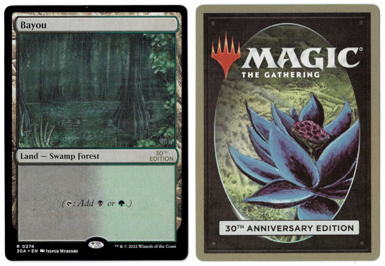マジック：ザ・ギャザリング PSA10 Bayou MTG 30th edition マジック