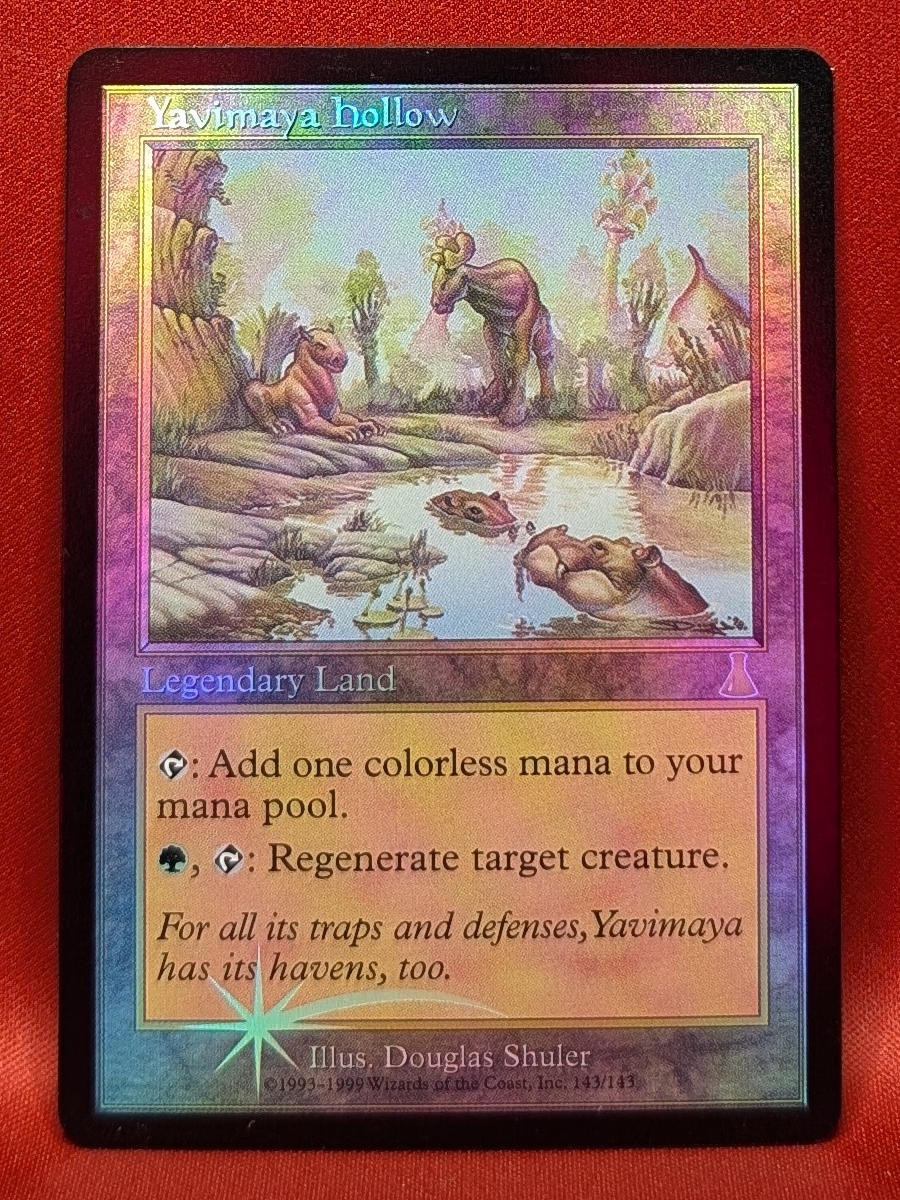 ヤヴィマヤのうろ穴/Yavimaya Hollow UDS日本語foil ヤヴィマヤのうろ