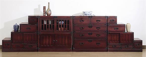 民芸調 ローボードを激安で販売する京都の村田家具