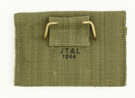 第二次大戦中 実物 U.S. 1944年製 3ポケットポーチ 第二次大戦中 実物