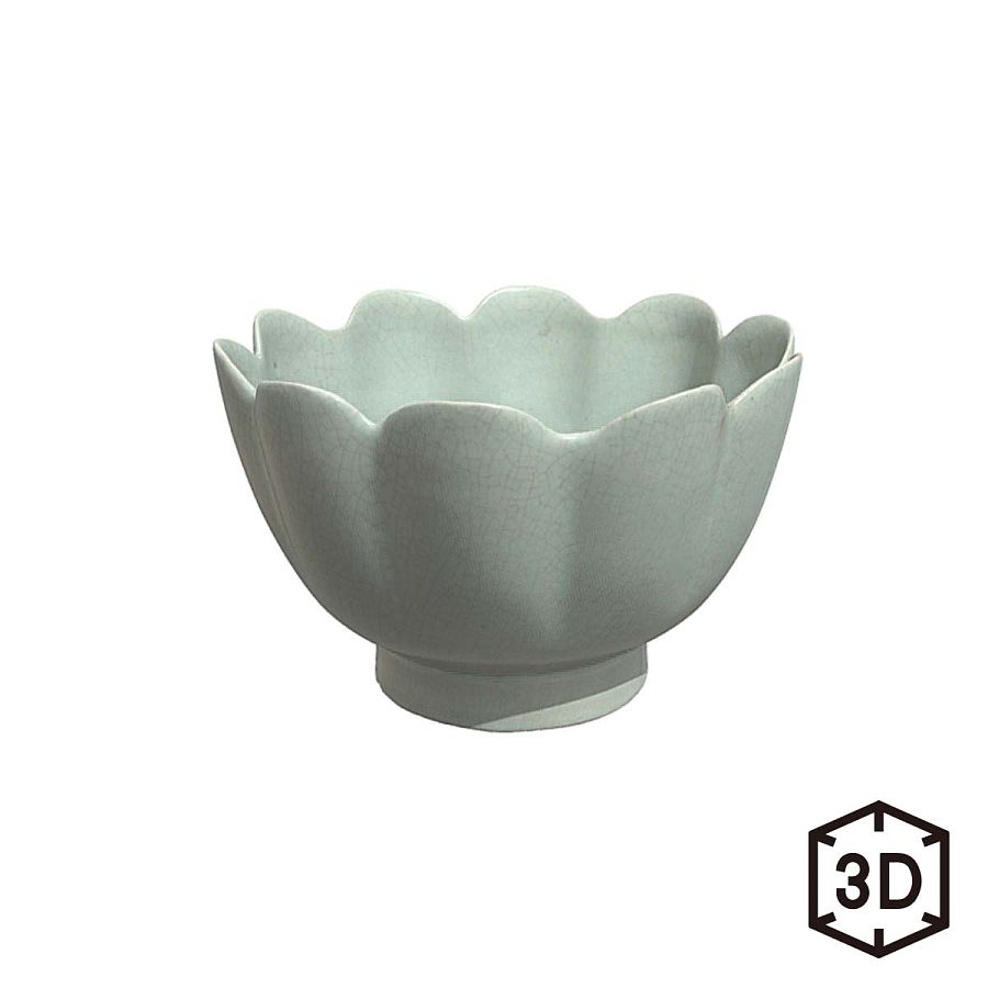 宋汝窯青釉奉華款徽宗御題蓮華碗 景徳鎮 陶磁器 装飾品 現代工芸品