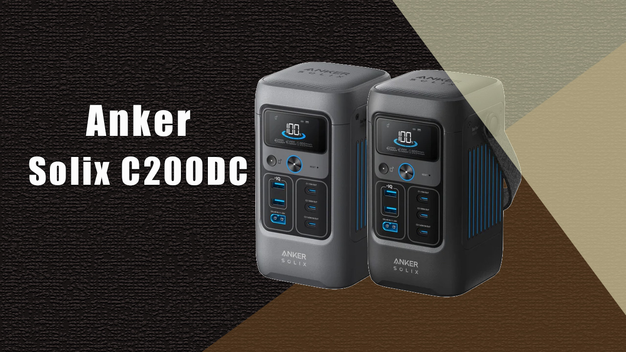 徹底レビュー！Anker Solix C200DC】アンカーのDC専用ポータブル電源