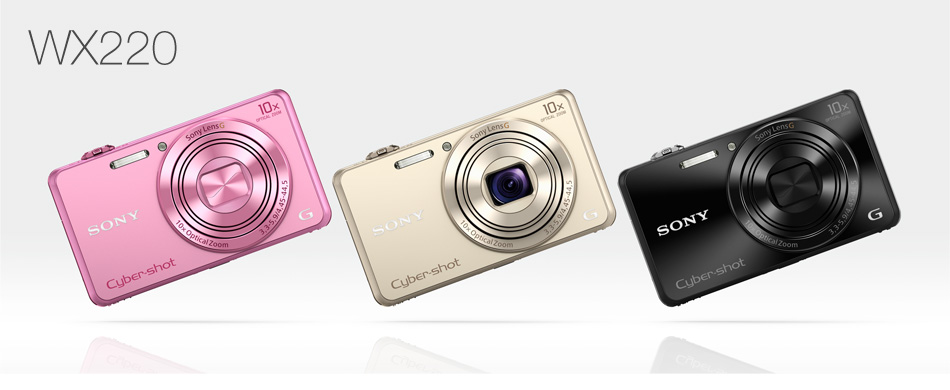 DSC-WX220 特長 : 光学10倍スタイリッシュハイズーム | デジタルスチル