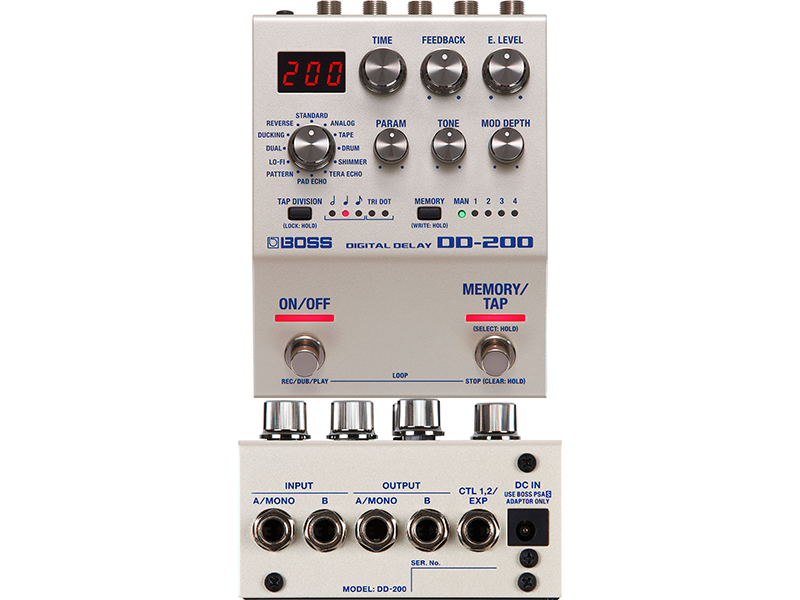 Buy sasku Boss DD-200 Digital Delay Guitar Effect Pedal | Sam Ash