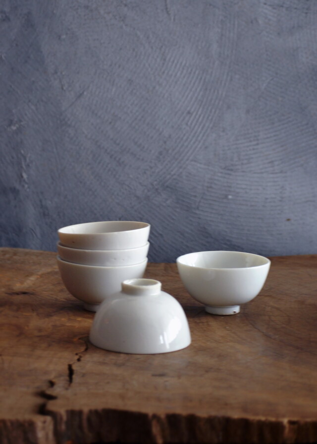 清朝？白磁茶碗 M885 清朝？白磁茶碗 M885 清朝？白磁茶碗 M885 C-1 白磁線