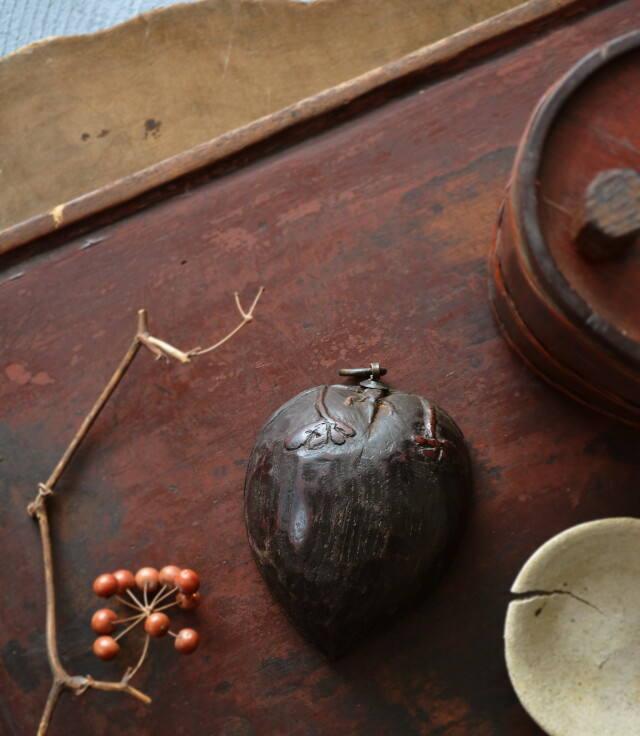 木杯 李朝木盃 酒盃 酒器 湯冷し ぐいのみ 木製酒器 Anntique Sam's