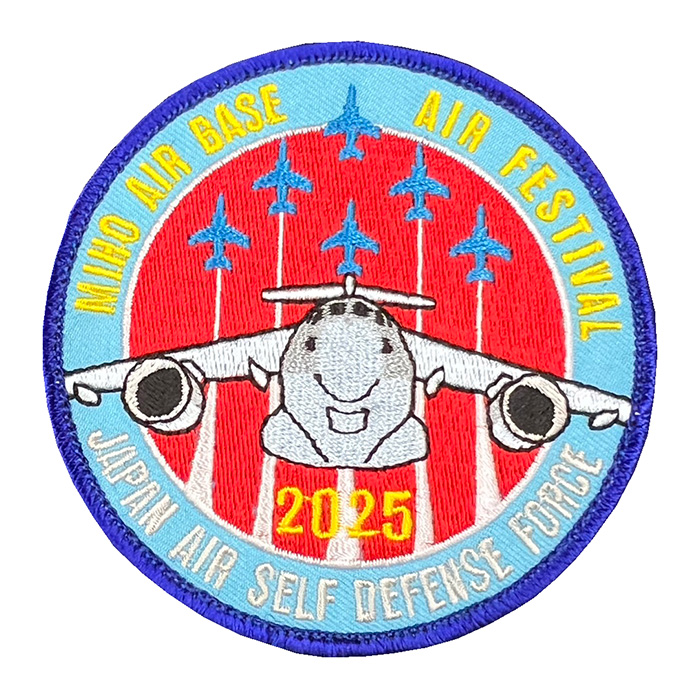 自衛隊グッズ 航空自衛隊 美保基地 2025 ワッペン パッチ ベルクロ付き