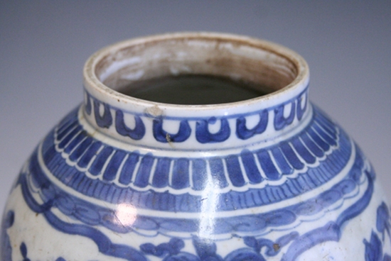 古伊万里 染付 徳利 花入 江戸期 古美術青華堂｜H716