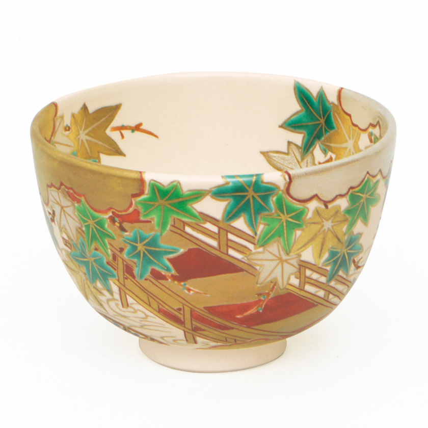 茶道具一式 茶箱付き 11点セット 加藤麥代作茶碗 香合 織部茶碗 水注