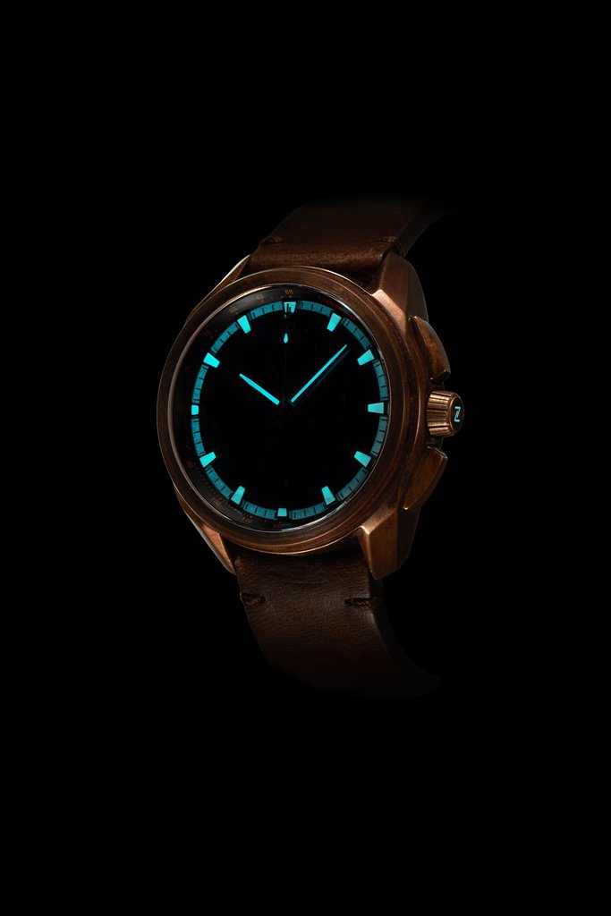 Zelos ZX-3 Mechaquartz Chronograph Meteorite - SeriousWatches.com