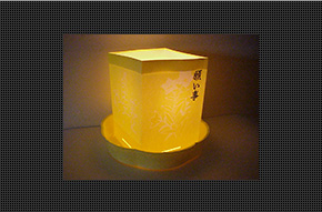 紙灯籠（水に溶ける、溶けないタイプ）