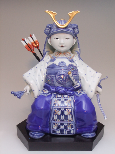 武者人形 有田焼窯元 しん窯青花 公式通販サイト
