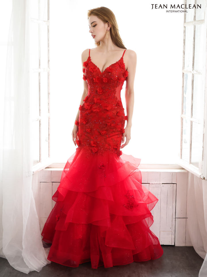 JEAN MACLEAN ジャンマクレーン フラワー バースデー ロングドレス