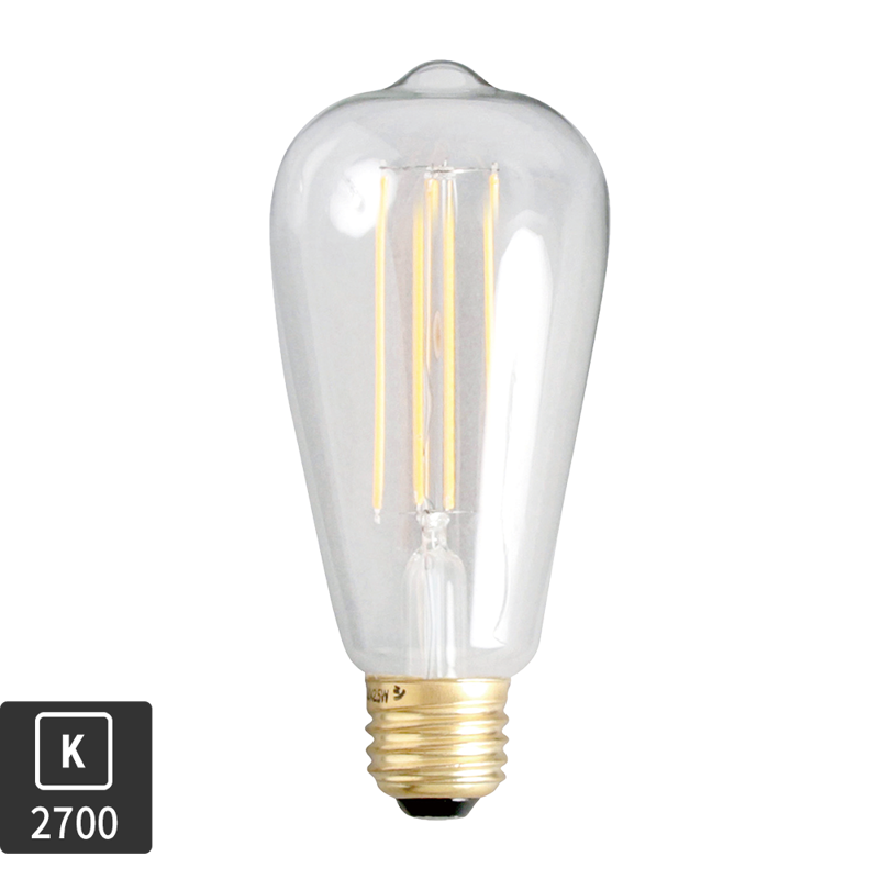 スポットライト 4個セット 100-110V ホワイト LED エジソン スポット