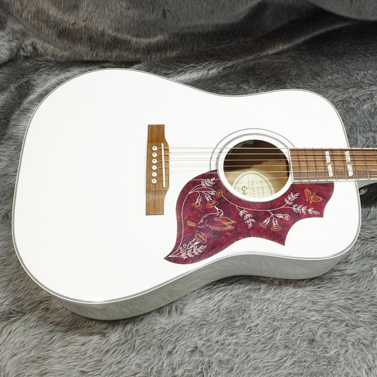 希少☆牛骨☆エレアコ】Epiphone☆ハミングバード☆限定カラー