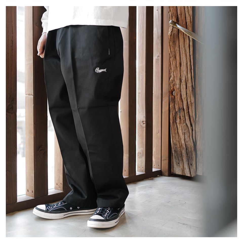 24SS SEQUEL CHINO PANTS TYPE-XF黒シークエルXL SEQUEL＞CHINO PANTS