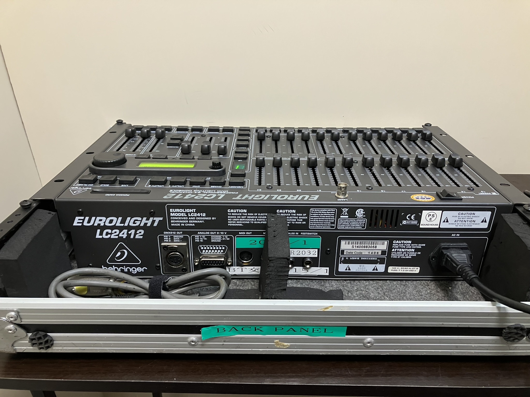 BEHRINGER ベリンガー 照明コントローラー 調光卓 24ch DMX