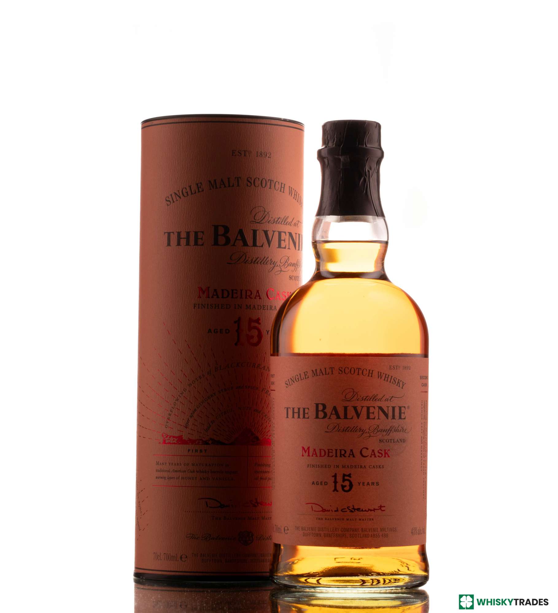 BALVENIE 15 YEARS OLD 43% MADEIRA CASK