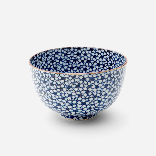 抹茶碗 染付桜詰 | 西川貞三郎商店