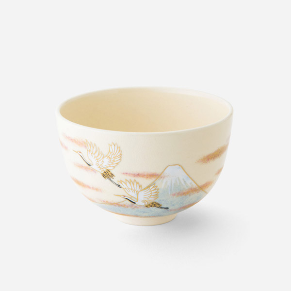 抹茶碗 金彩富士双鶴 | 西川貞三郎商店