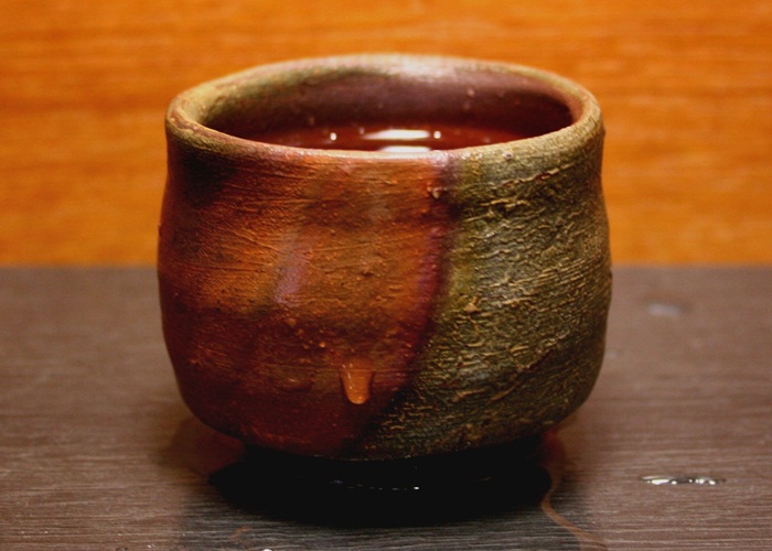 850【酒器】金重陶弘造 七十六代利右衛門 備前焼 酒器7