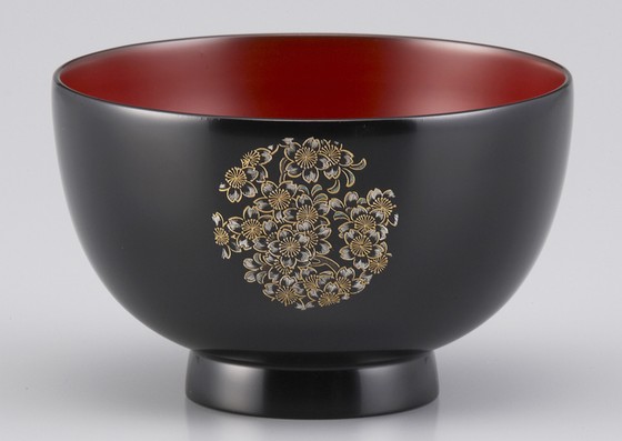 漆器 輪島塗 沈金 金蒔絵 木製 盃洗 鉢 大椀 1客 骨董品 Amazon.co.