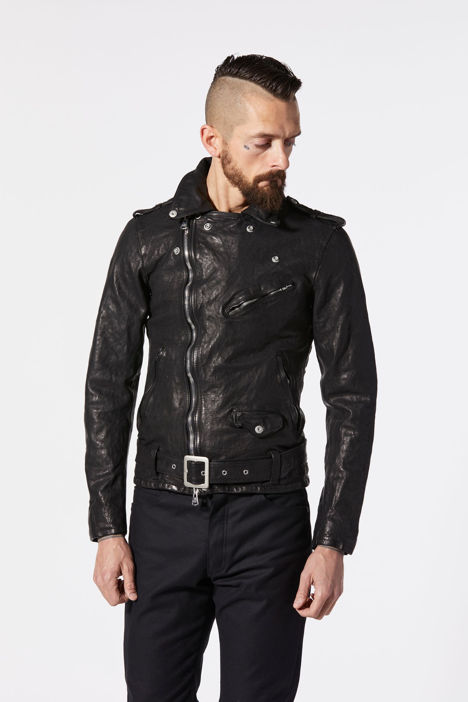 ISAMUKATAYAMA BACKLASH ｜ ムラ染め レザーシャツ | chord online store