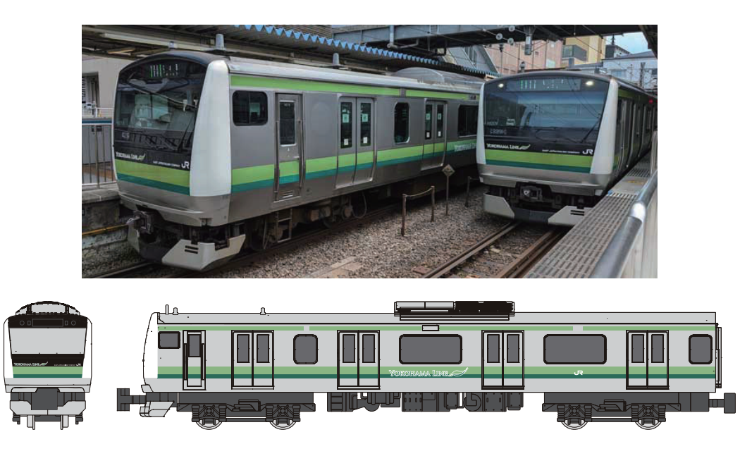 新製品のご案内(E233系6000番台 横浜線) | 株式会社トレーン