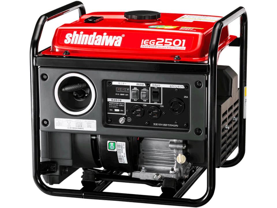 新ダイワ IEG2501 インバーター発電機(ガソリンエンジン) ウエダ金物