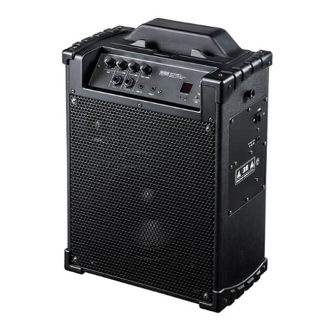 サンワサプライ MM-SPAMP10 ワイヤレスマイク付き スピーカー拡声器