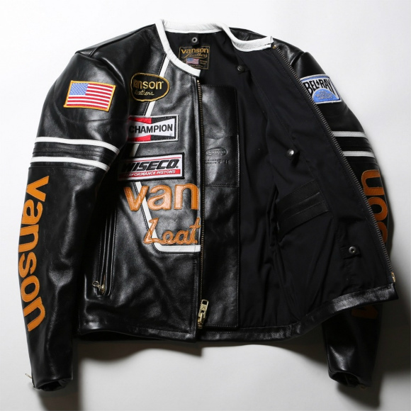 バンソン ワンスター vanson バンソン/レザージャケット・ブルゾン/40
