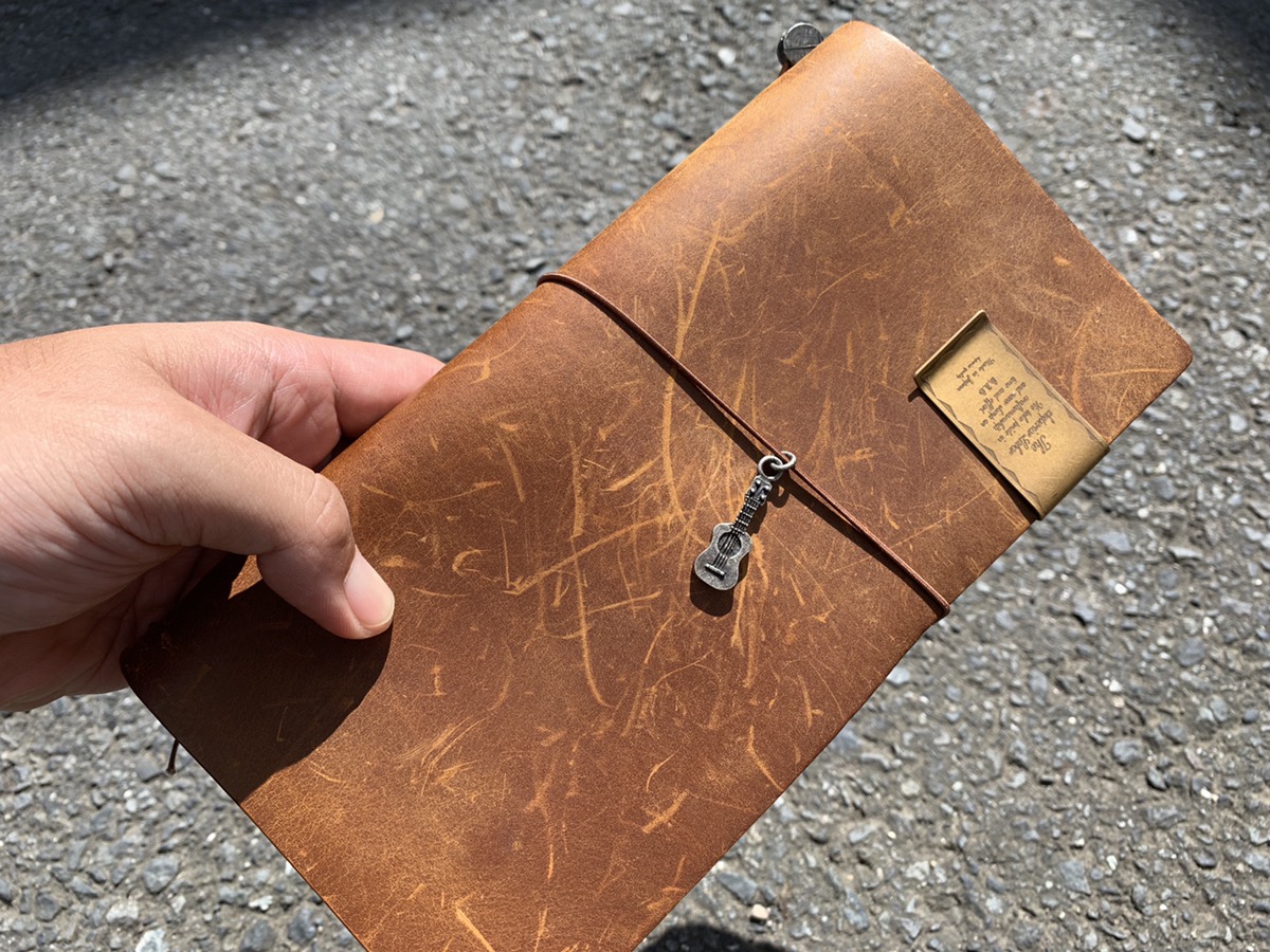 トラベラーズノート 5th 5周年 レザータグ キャメル 未開封